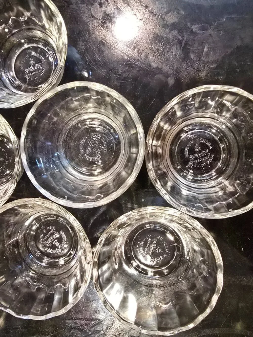 Anchor Hocking Fire King #422 Clear Custard Cup 5 oz Ramekin Lot of 6 Vintage